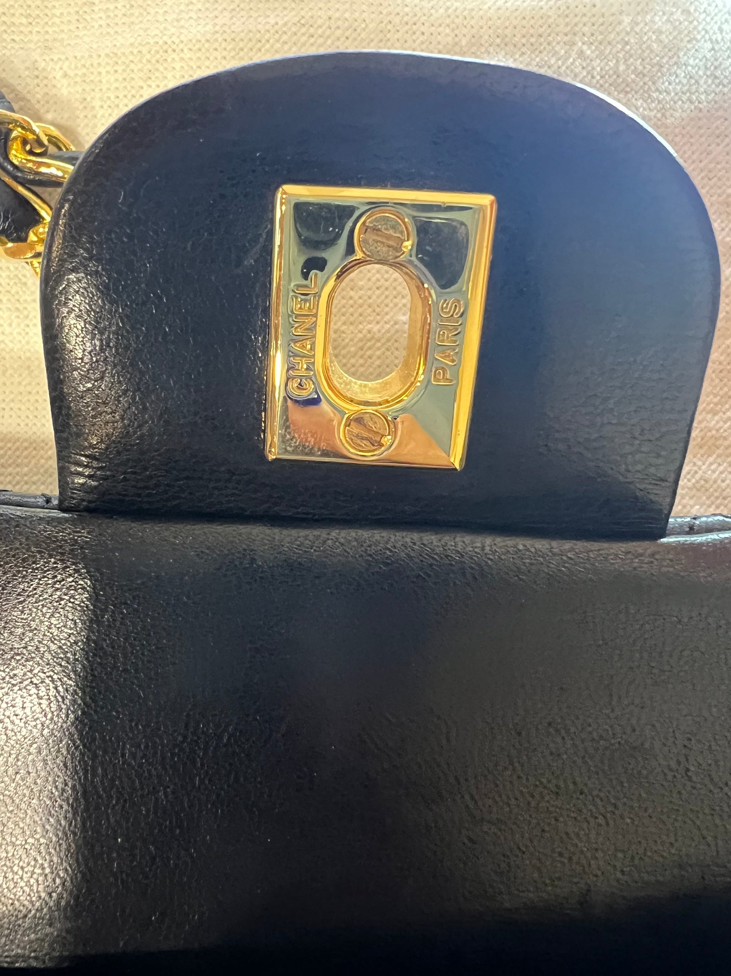 CHANEL Double Flap Black