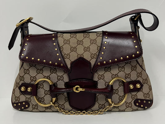 GUCCI Horsebit Burgundy