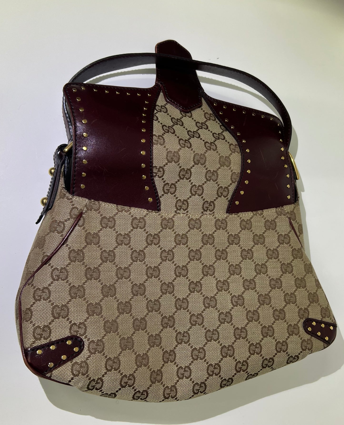 GUCCI Horsebit Burgundy