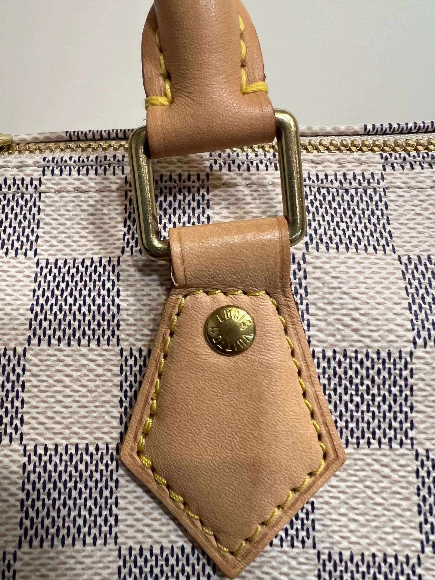 LOUIS VUITTON Speedy 30 Bandoulière Azur Damier