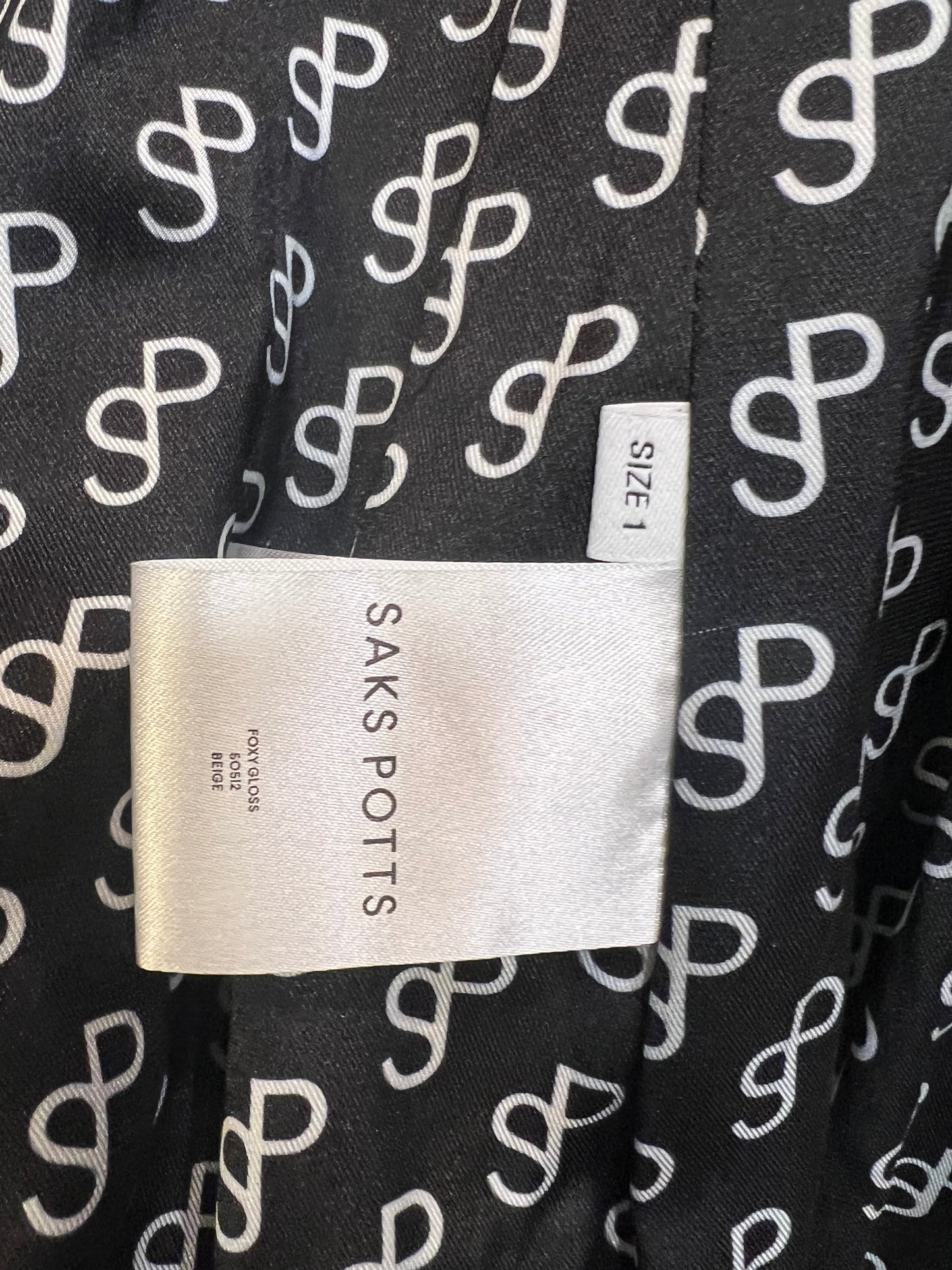 SAKS POTTS Patterned Leather Coat