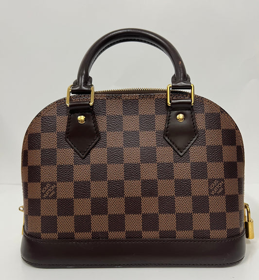 LOUIS VUITTON Alma BB Damier Ebene