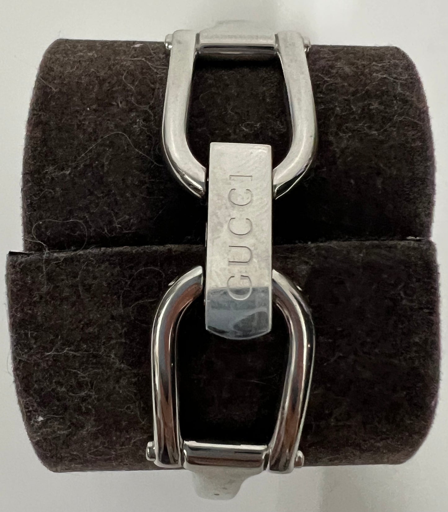GUCCI Bangle Watch Silver
