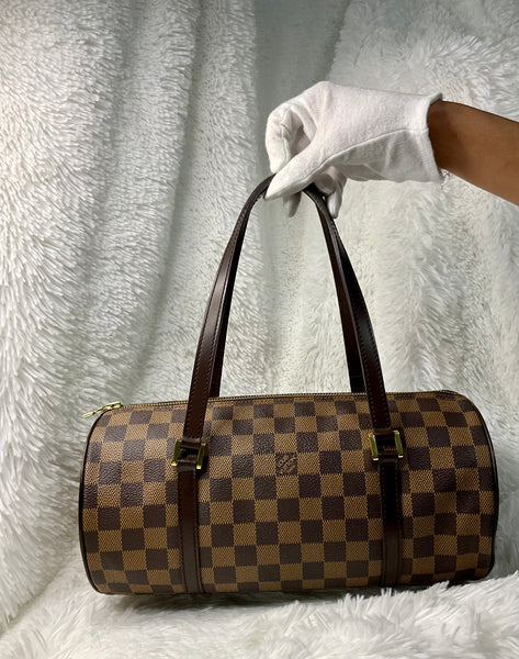 Brown Louis Vuitton Damier Ebene Papillon Bag