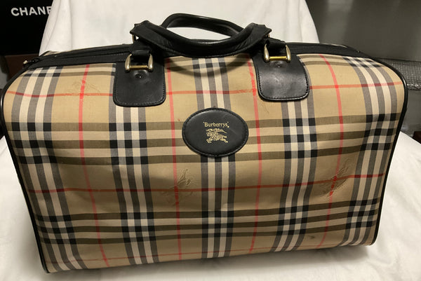 Burberry Nova Check Travel Bag