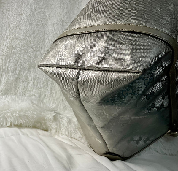 Silver Gucci GG Imprime Joy Tote Bag – Designer Revival